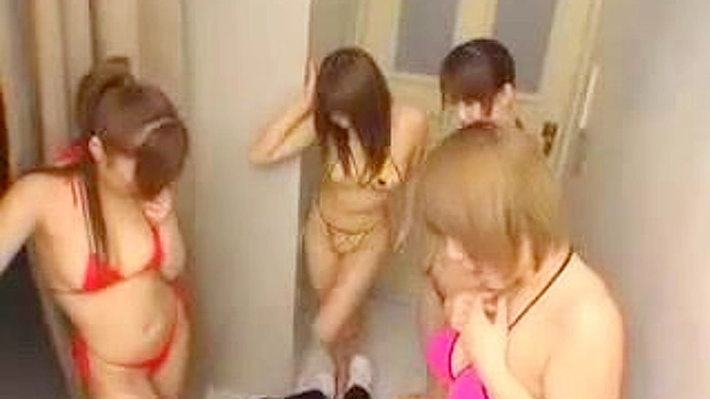 日本の女子校生たちのプール・パーティーは大盛り上がりだった！