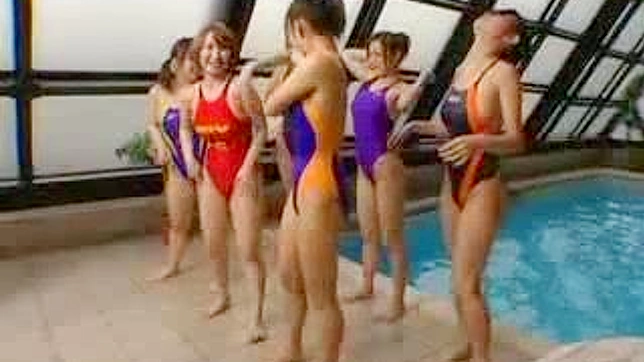 Sexy Japan Sirens at the Swimming Pool