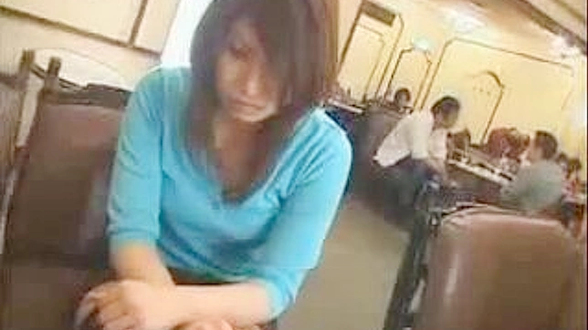 Exposed at Public Restaurant - A Asians Girl Secret