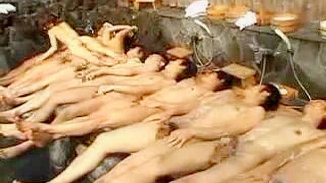 JAV Beauty Wild Orgy with 12 Naughty Men