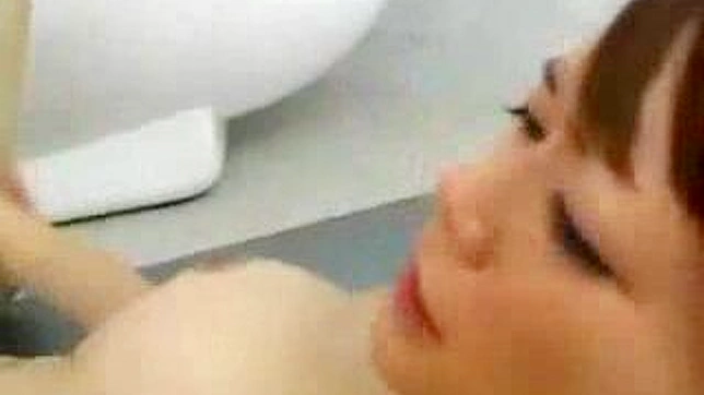 Shower room sex with big titted Asian girl