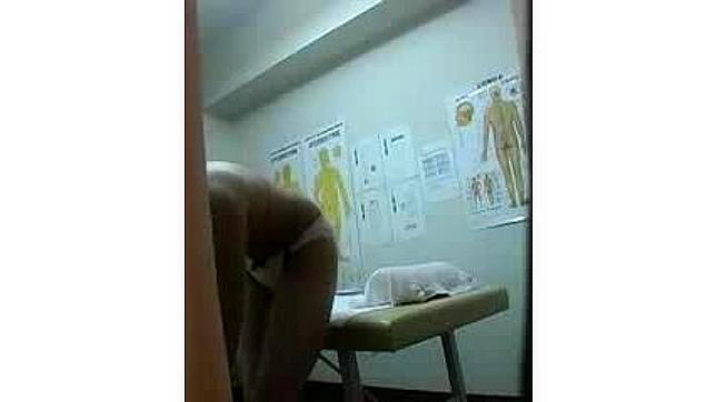 Secretly Captured Moment at the Doctor Office - A Japanese Girl Intimate Experience