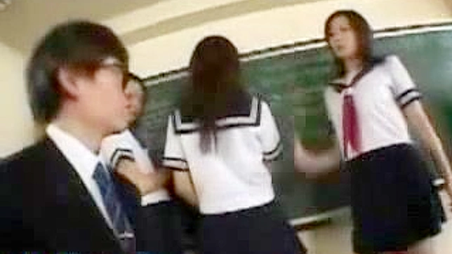 Sexy Student-teacher Encounter in Classroom