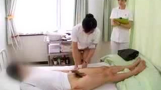 Naughty Nurse Secret Examination Technique Leaves Patient Breathless