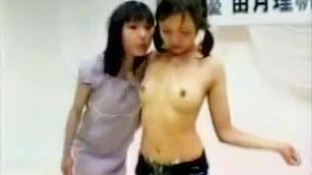 Japanese Beauty Gets Dirty with Puke on her Tits