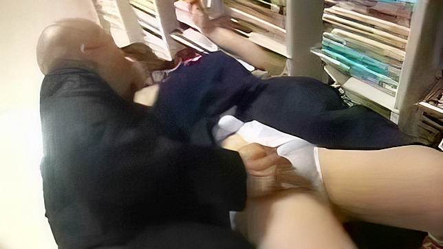 schoolgirl fucked by library man
