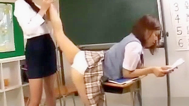 日本のレズビアン教師たちのフットフェティッシュな冒険