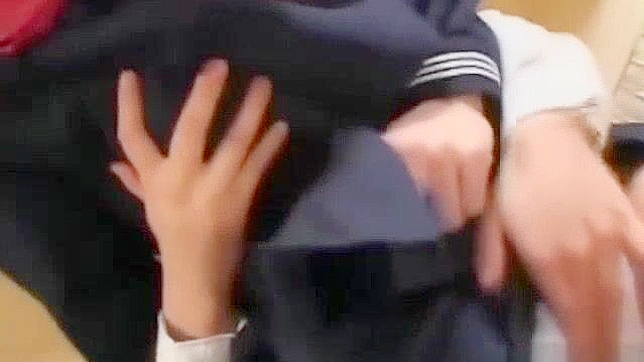 Japanese Lesbian Teen Gets DP'd by her Teacher with Vibrating Dildo
