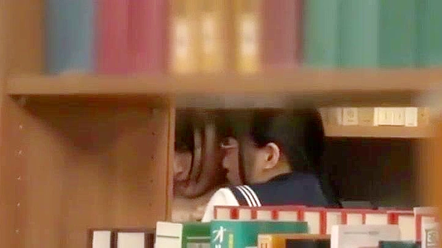 Seductive Japanese College Teacher Fingers Mature Lesbian Librarian