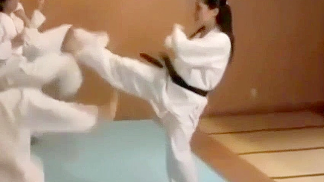 Karate Teacher's Secret Affair with Student in Japan