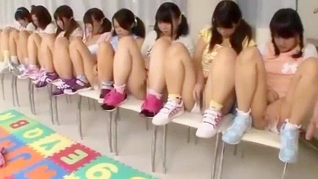 Japanese Cosplay Teacher's Masturbation & Group Sex Porn