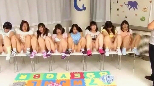 Japanese Cosplay Teacher's Masturbation & Group Sex Porn