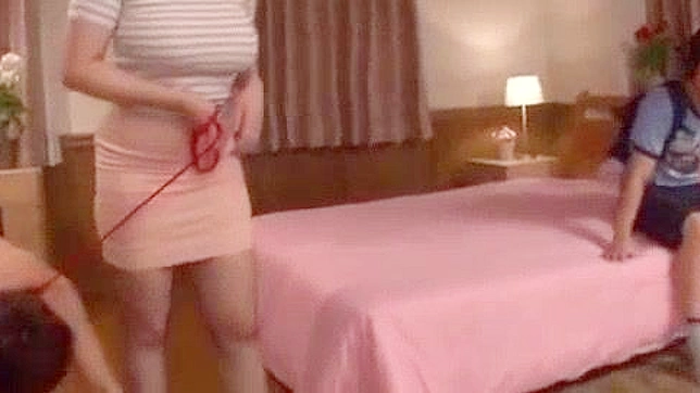 Japanese Porn Video - Chitose Saegusa's Big Tits and Hardcore Slave Play
