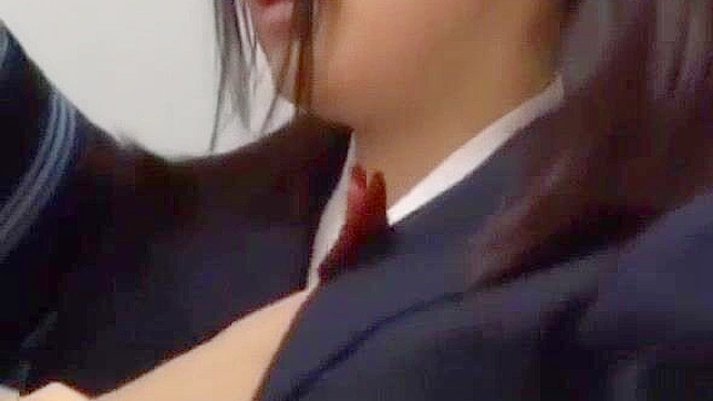 Japanese MILF Teacher's Hairy Cougar Sex with Young Students in Voyeur Fake Classroom
