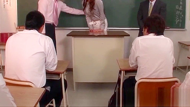 Japanese Teacher's Punishment Gone Wild! Group Sex & Gangbang HD