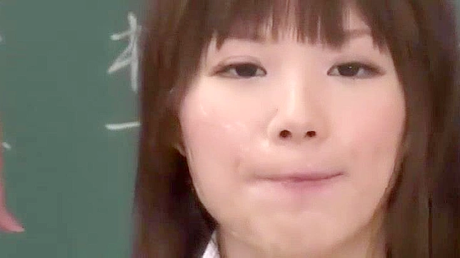 Japanese Teacher's Bukkake Exposed - Cumshots and More!