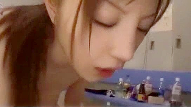 Japanese School Teacher's Fetish Group Blowjob with Small Tits & Female Orgasm