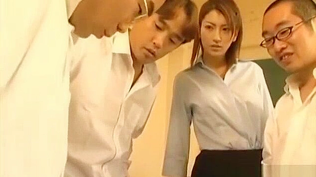 Japanese Porn Video - Horny Teacher's Sex education class with Big Butts