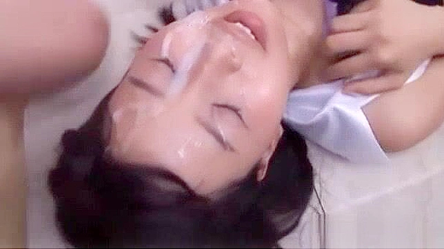 Japanese Teacher Gives Amazing Sex Lesson with Blowjob, Fingering & Gangbang