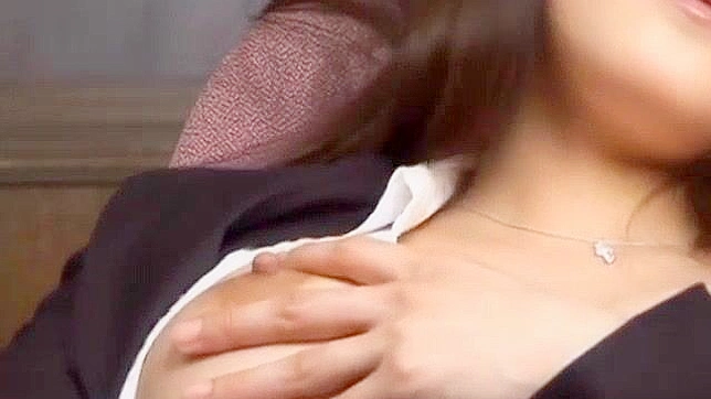 Japanese Teacher's Masturbation with Big Tits and Hairy Pussy
