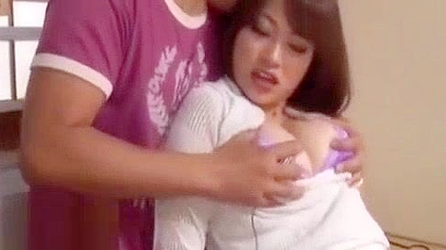 Japanese MILF Teacher's Fetish Blowjob & Cunnilingus with Big Tits and Dildos