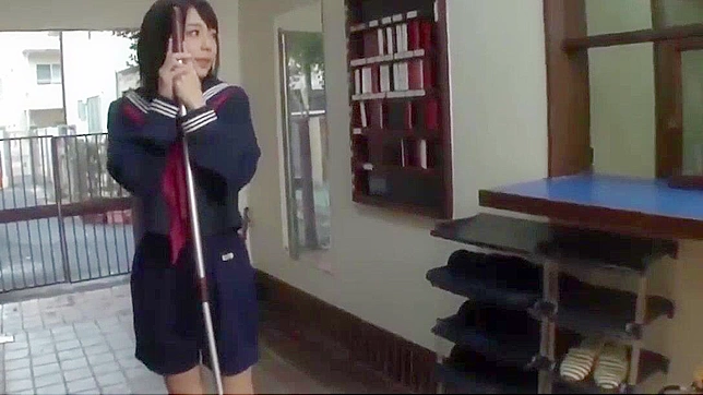 Japanese Lesbian Teacher's Sexy Busty Kiss with Student in HD
