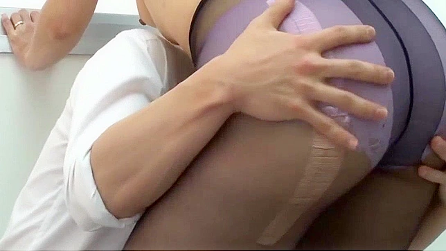 Mature Teacher's Public Orgasm in Pantyhose & Stockings