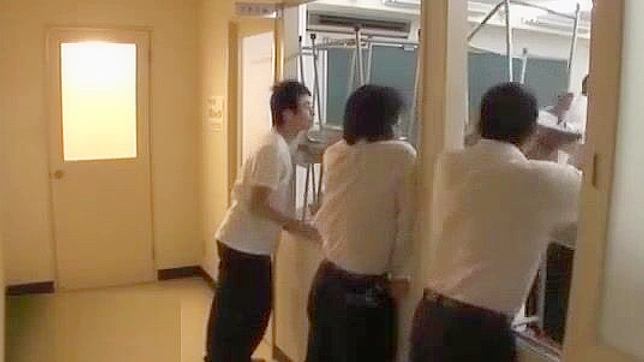 Japanese Teacher's Wild Gangbang with Horny Students