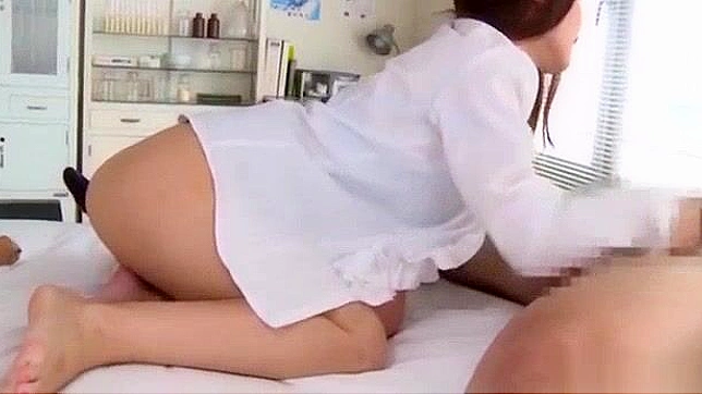 Japanese Teacher Gets Rough Fucking with Cumshot and Blowjob