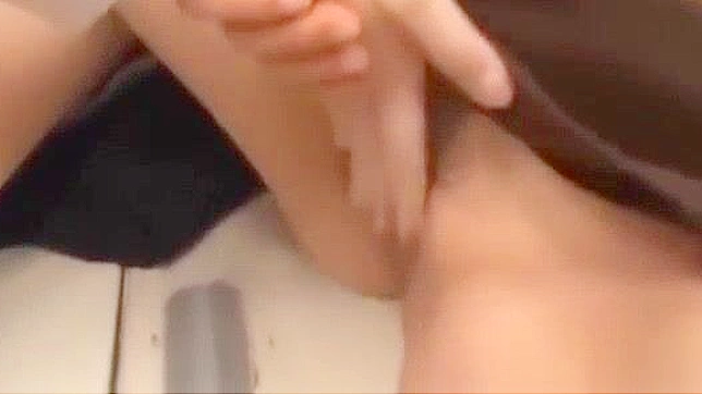 Japanese Lesbian Teen Students Lick and finger each other's pussies on the desk during class