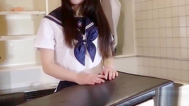 Japanese Teen Squirts with Cosplay Cunnilingus in HD Porn
