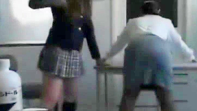 Japanese Schoolgirl Spanked by Naughty Teacher in CFNM Amateur Video
