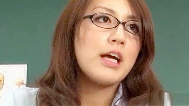 Ms. Jun's After School Masturbation Cumshot Session with Teen Students