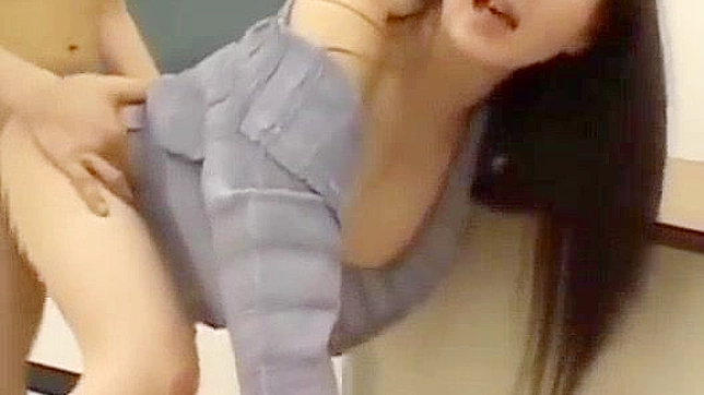 Japanese Health Teacher's Threesome w/ Dildos & Asian Students