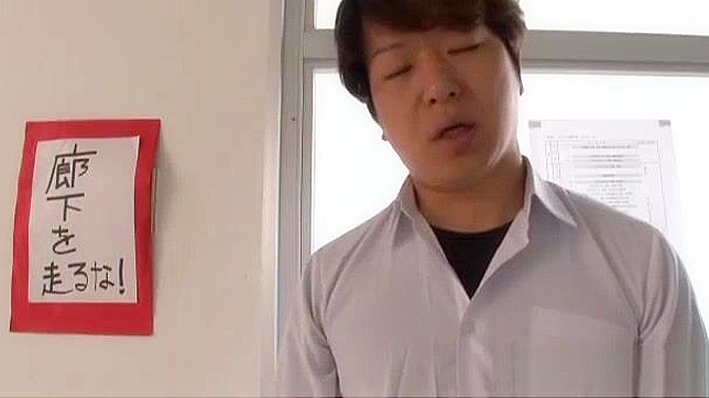Japanese Teacher's Blowjob and Titty Fucking with Big Tits and Cumshot