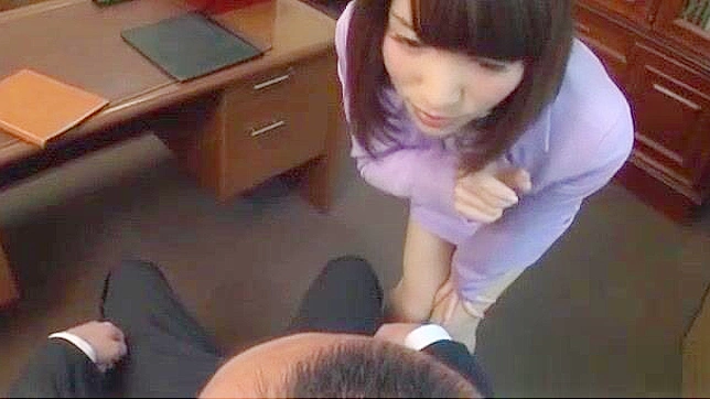 Japanese Teacher's Foot Job & Cumshot Lesson with Blowjob