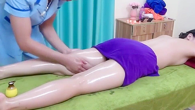 Step Fantasy Amateur Asian Wife Massage with Big Butt and Tits