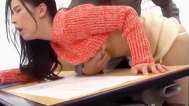 Japanese Teacher's Blowjob & Cumshot on Test Day