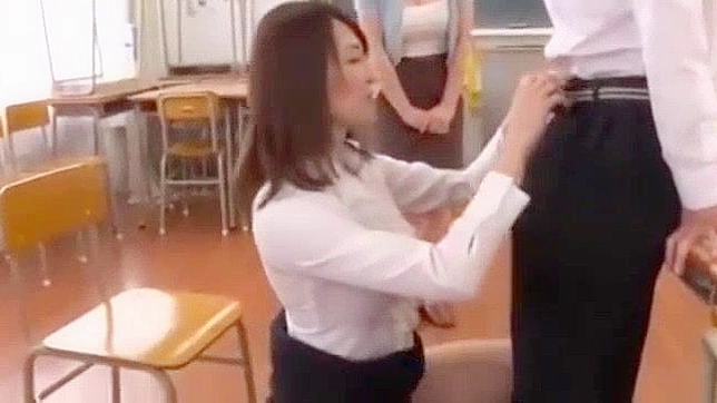 Unforgettable Blowjob by MILF Wife & Teacher in Incredible JAPANESE Porn Scene