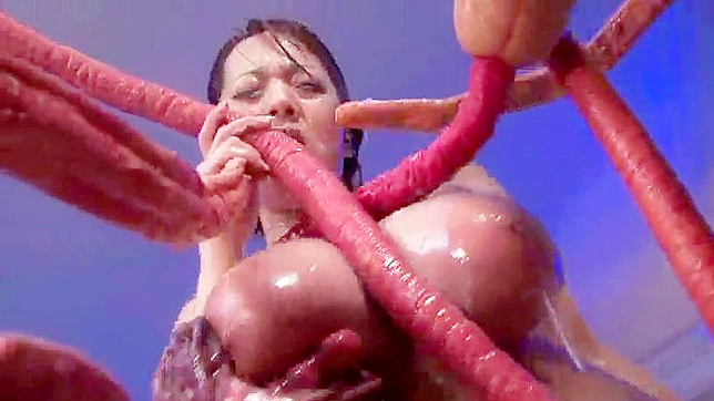 Beyond the Stars!  Hitomi Tanaka Cosmic Orgy by Aliens Monster with Tentacle