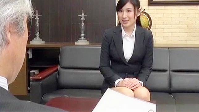 Japanese MILF Fisted in Office, Doggy Style with Boss