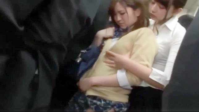Public Lesbian Encounter on Tokyo Train - HD Asian Porn