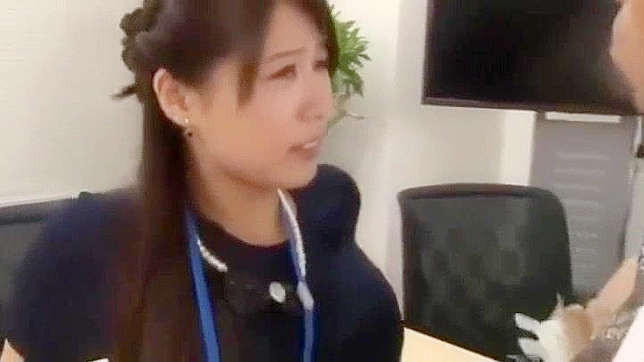 Japanese Office Orgy with Big Butts & Creamy Cumshots