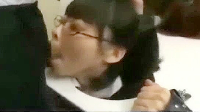 Japanese Public Fetish BDSM Bukkake Group Sex with Bandaged Office Lady