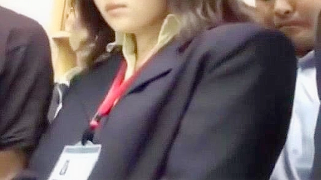Japanese Office Lady Fucks in Real Sex Video