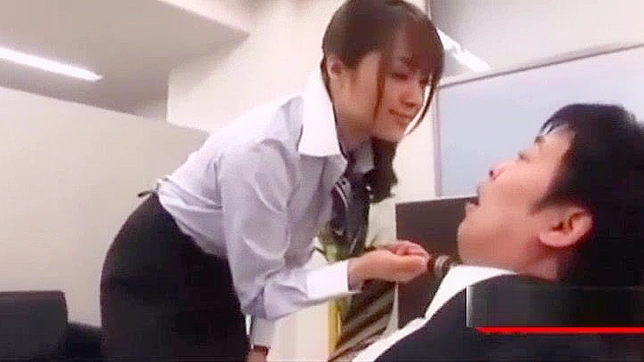 Japanese Office Lady BDSM Porn - Big Nipple Blowjob & Domination