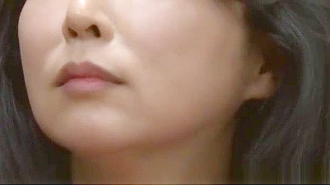 Mature Japanese Office Lady Gets Hand Job From Co-Worker in Public