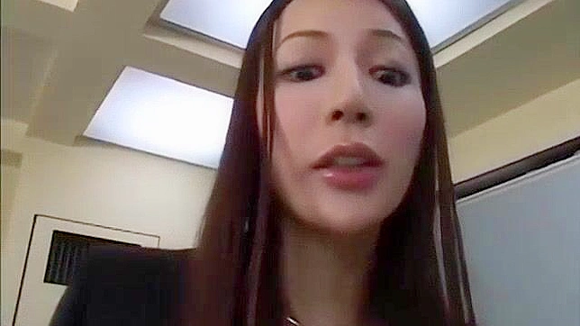 Japanese Boss Gives Foot Fetish Office Job with Nylons
