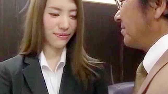 Japanese Office Lady's Mind Enslaved by Incredible Cuckold Doggy Style