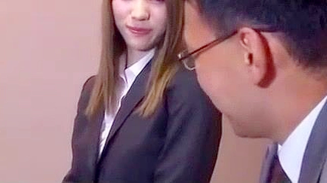 Japanese Office Lady's Mind Enslaved by Incredible Cuckold Doggy Style